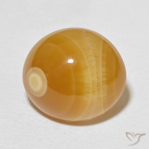 16.87ct 자연스러운 다색 마노, 타원형, 불투명체