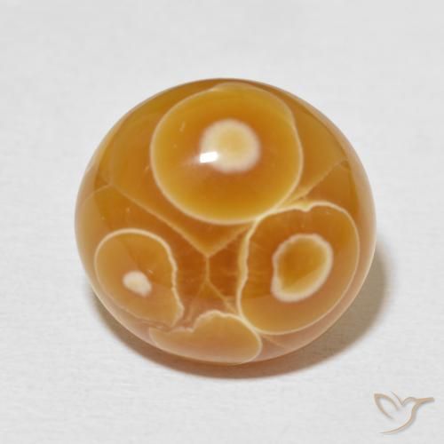 16.82ct 자연스러운 다색 마노, 타원형, 불투명체