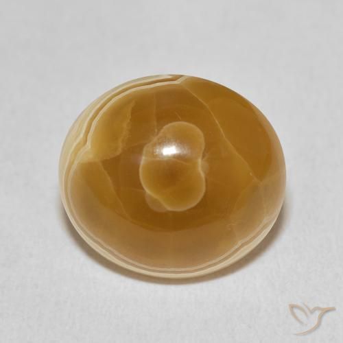 17.13ct 자연스러운 다색 마노, 타원형, 불투명체