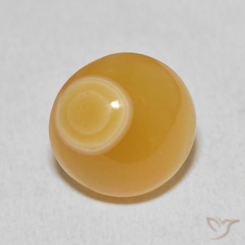 8.24ct 자연스러운 다색 마노, 둥근, 불투명체