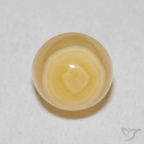 6.77ct 자연스러운 다색 마노, 둥근, 불투명체
