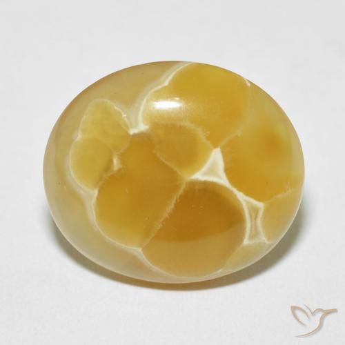 20.46ct 자연스러운 다색 마노, 타원형, 불투명체