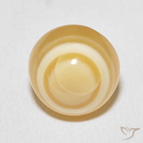 8.64ct 자연스러운 다색 마노, 둥근, 불투명체