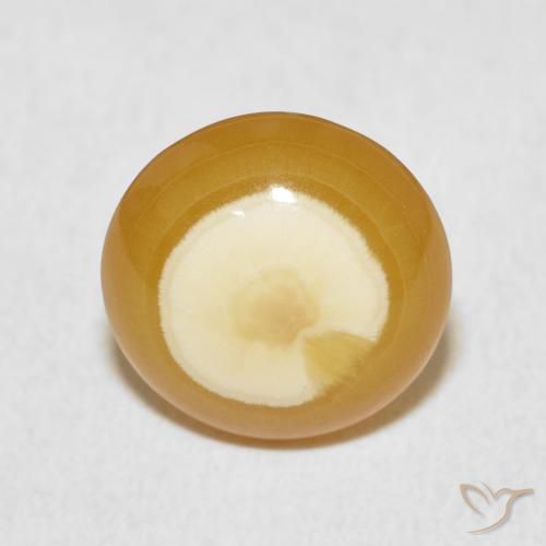 5.37ct 자연스러운 다색 마노, 둥근, 불투명체