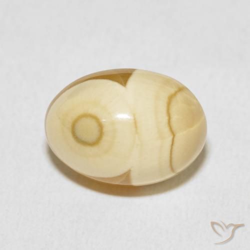10.02ct 자연스러운 다색 마노, 타원형, 불투명체