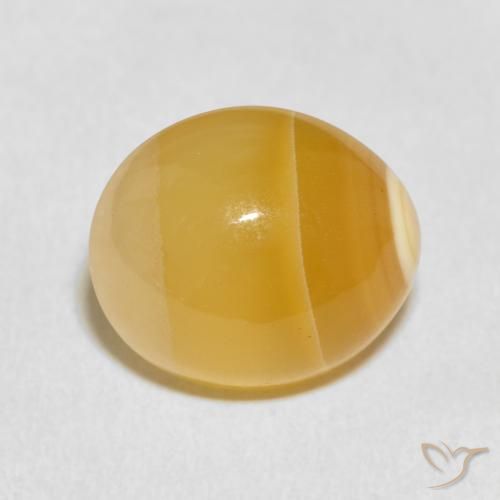 11.37ct 자연스러운 다색 마노, 타원형, 불투명체