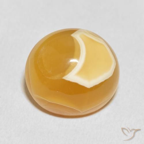 16.53ct 자연스러운 다색 마노, 타원형, 불투명체