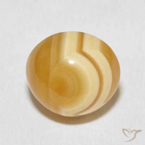 9.58ct 자연스러운 다색 마노, 타원형, 불투명체