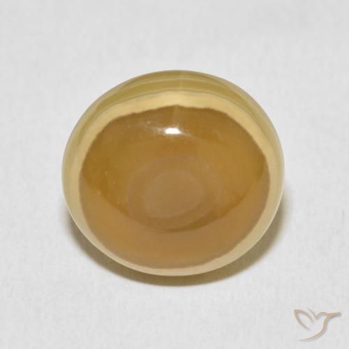 13.15ct 자연스러운 다색 마노, 타원형, 불투명체