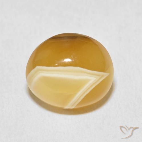 9.16ct 자연스러운 다색 마노, 타원형, 불투명체