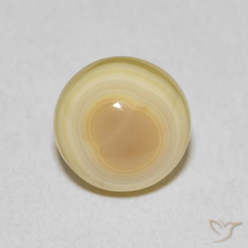 4.73ct 자연스러운 다색 마노, 둥근, 불투명체