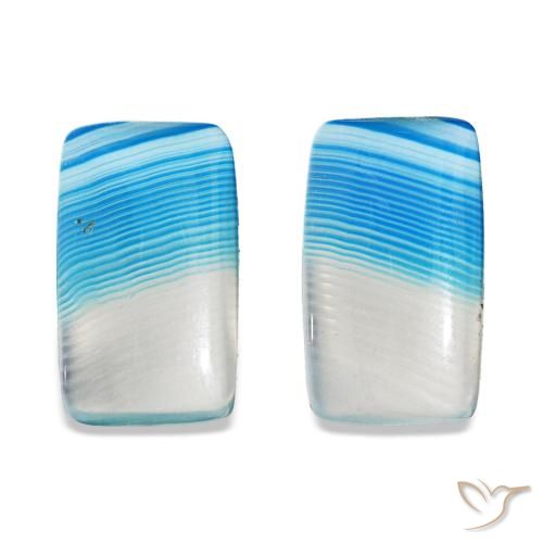 12.70캐럿 천연 다색 마노 보석, 바게트, 투명한