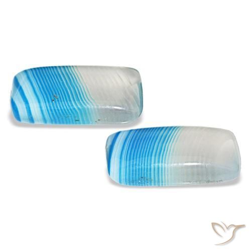 12.70캐럿 천연 다색 마노 보석, 바게트, 투명한