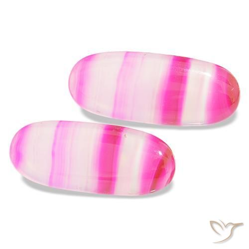 23.00캐럿 천연 다색 마노 보석, 타원형 컷, 투명한