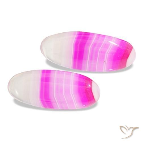 15.00캐럿 천연 다색 마노 보석, 타원형 컷, 투명한