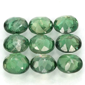 캐럿 천연 그린/레드 알렉산드라이트 보석, 라운드 컷, 3.17 mm, VS