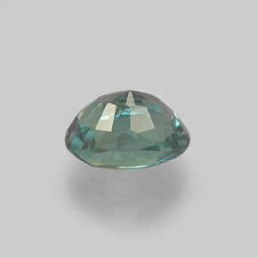 0.45캐럿 천연 그린/레드 알렉산드라이트, 타원형 컷, 4.9×3.5 mm, VS