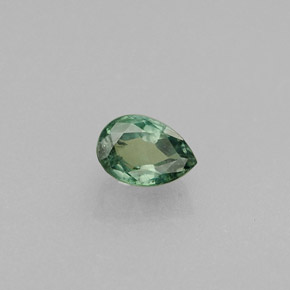 0.27캐럿 천연 그린/레드 알렉산드라이트, 배 모양, 4.2×2.9 mm, VS