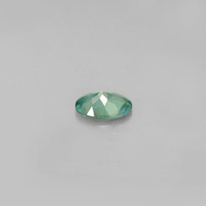 0.41캐럿 천연 그린/레드 알렉산드라이트, 타원형 컷, 5.9×4.1 mm, VVS-VS