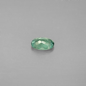 0.46캐럿 천연 그린/레드 알렉산드라이트, 타원형 컷, 5.7×3.9 mm, VVS-VS