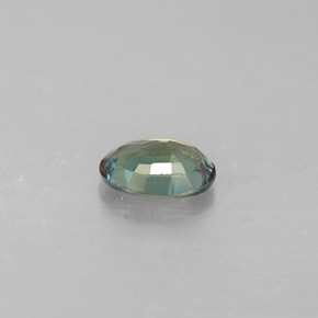 0.34캐럿 천연 그린/레드 알렉산드라이트, 타원형 컷, 5.1×3.5 mm, VVS-VS