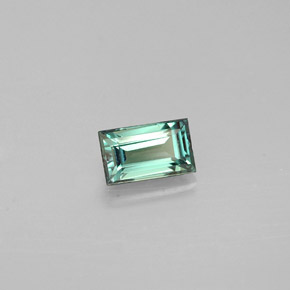 0.40캐럿 천연 그린/레드 알렉산드라이트, 바게트, 5.1×3.1 mm, VVS-VS