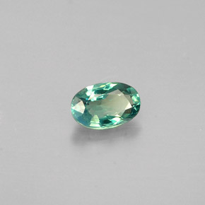 0.32캐럿 천연 그린/레드 알렉산드라이트, 타원형 컷, 5×3.3 mm, VVS-VS