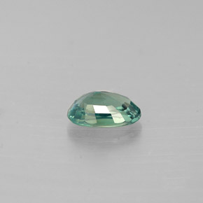 0.32캐럿 천연 그린/레드 알렉산드라이트, 타원형 컷, 5×3.3 mm, VVS-VS