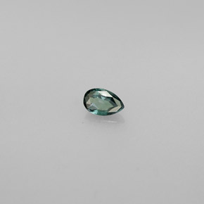 0.13캐럿 천연 그린/레드 알렉산드라이트, 배 모양, 4×2.6 mm, VS