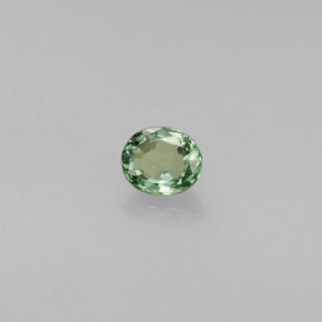 0.19캐럿 천연 그린/레드 알렉산드라이트, 타원형 컷, 3.7×3.1 mm, VS