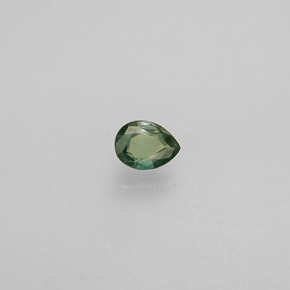 0.12캐럿 천연 그린/레드 알렉산드라이트, 배 모양, 3.3×2.5 mm, VS