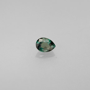 0.10캐럿 천연 그린/레드 알렉산드라이트, 배 모양, 3.1×2.3 mm, VS