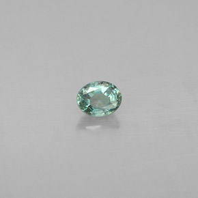 0.11캐럿 천연 그린/레드 알렉산드라이트, 타원형 컷, 3.1×2.5 mm, VS