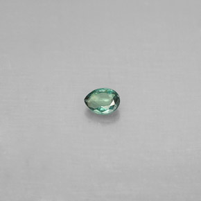 0.09캐럿 천연 그린/레드 알렉산드라이트, 배 모양, 3.2×2.5 mm, VS