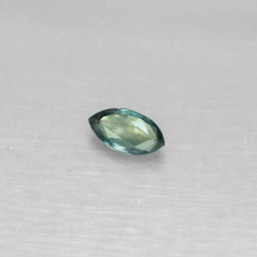 0.15캐럿 천연 그린/레드 알렉산드라이트, 마퀴즈, 4.6×2.5 mm, VS