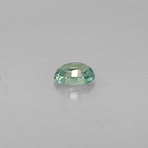 0.17캐럿 천연 그린/레드 알렉산드라이트, 타원형 컷, 3.8×2.9 mm, VS