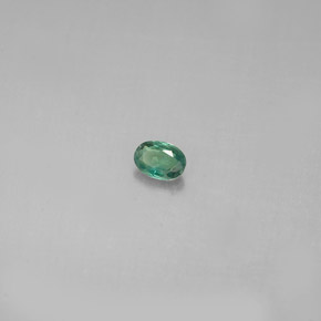 0.13캐럿 천연 그린/레드 알렉산드라이트, 타원형 컷, 3.6×2.6 mm, VS