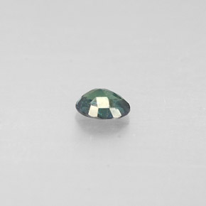 0.14캐럿 천연 그린/레드 알렉산드라이트, 타원형 컷, 3.6×2.6 mm, VS