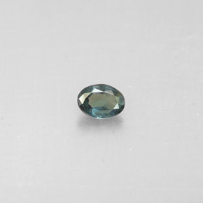 0.10캐럿 천연 그린/레드 알렉산드라이트, 타원형 컷, 3.3×2.5 mm, VS