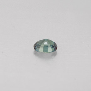 0.14캐럿 천연 그린/레드 알렉산드라이트, 타원형 컷, 3.6×2.6 mm, VS