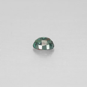 0.12캐럿 천연 그린/레드 알렉산드라이트, 타원형 컷, 3.3×2.5 mm, VS