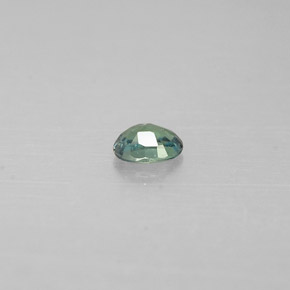 0.10캐럿 천연 그린/레드 알렉산드라이트, 타원형 컷, 3.3×2.3 mm, VS