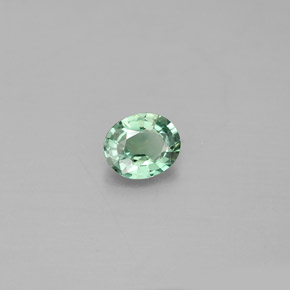 0.25캐럿 천연 그린/레드 알렉산드라이트, 타원형 컷, 4.4×3.7 mm, VVS-VS