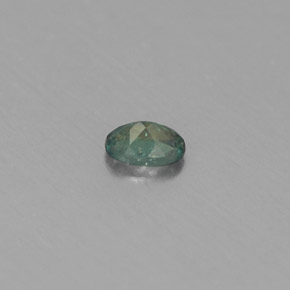 0.12캐럿 천연 그린/레드 알렉산드라이트, 타원형 컷, 3.5×2.5 mm, VS