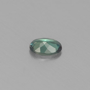 0.22캐럿 천연 그린/레드 알렉산드라이트, 타원형 컷, 4.5×3.4 mm, VS