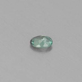0.13캐럿 천연 그린/레드 알렉산드라이트, 타원형 컷, 3.5×2.7 mm, VS