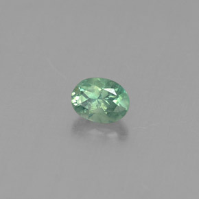 0.20캐럿 천연 그린/레드 알렉산드라이트, 타원형 컷, 3.7×2.8 mm, VS