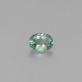 0.15캐럿 천연 그린/레드 알렉산드라이트, 타원형 컷, 3.8×2.8 mm, VS