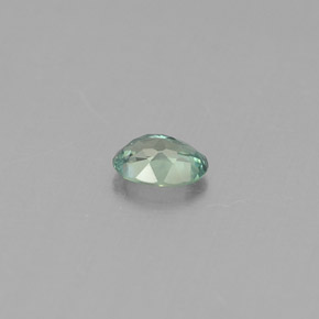 0.15캐럿 천연 그린/레드 알렉산드라이트, 타원형 컷, 3.8×2.8 mm, VS