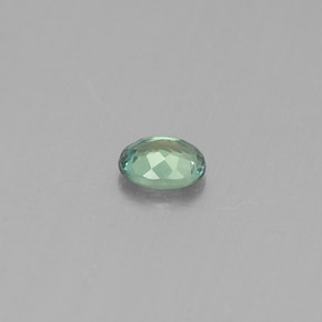 0.13캐럿 천연 그린/레드 알렉산드라이트, 타원형 컷, 3.5×2.7 mm, VS